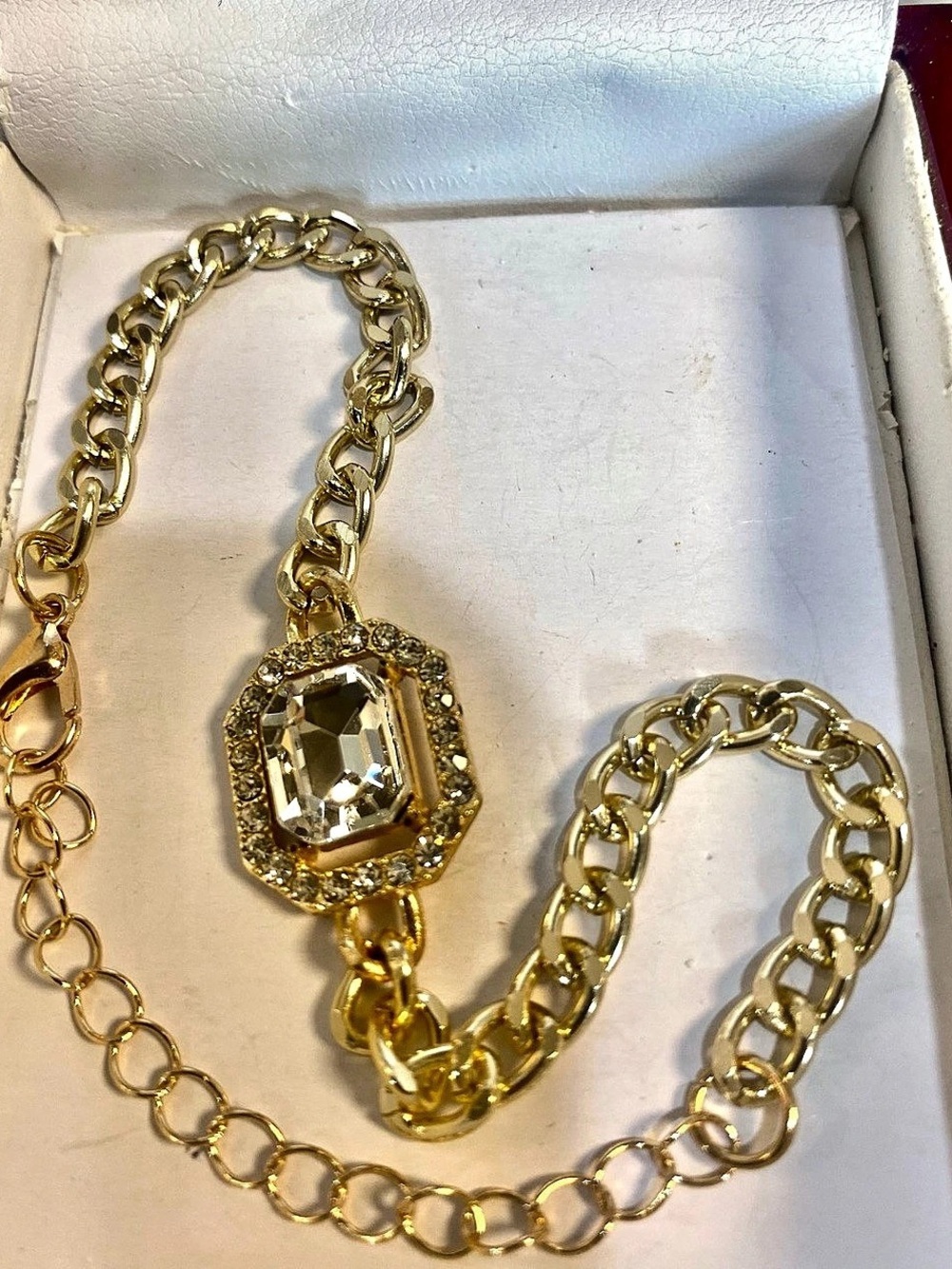 NWT Dazzling Cocktail/Formal Gold-Toned  Bracelet
